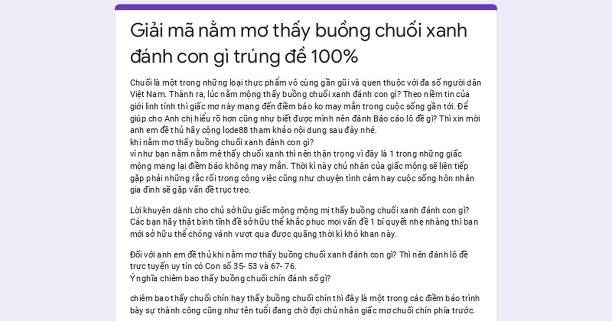 Hái buồng chuối xanh trong mơ